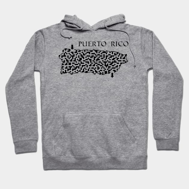 Puerto Rico Maze Hoodie by gorff